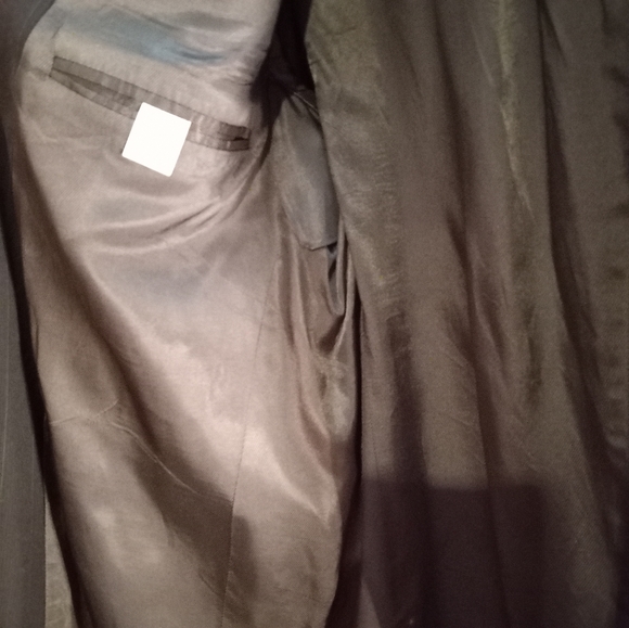 Oscar De La Renta  100% Wool  Tailored Front Buttons Coat Navy 44 L x 38W Blazer - Picture 11 of 15